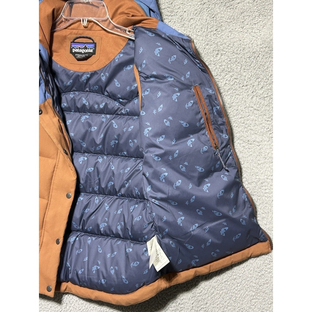 Patagonia Bivy Hooded Down Vest Womens Small Puffer Outdoor NWOT - Picture 9 of 12